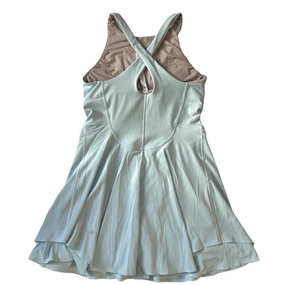 Lululemon Court Crush Tennis Dress - Powder Blue SZ 10 - Picture 6 of 7